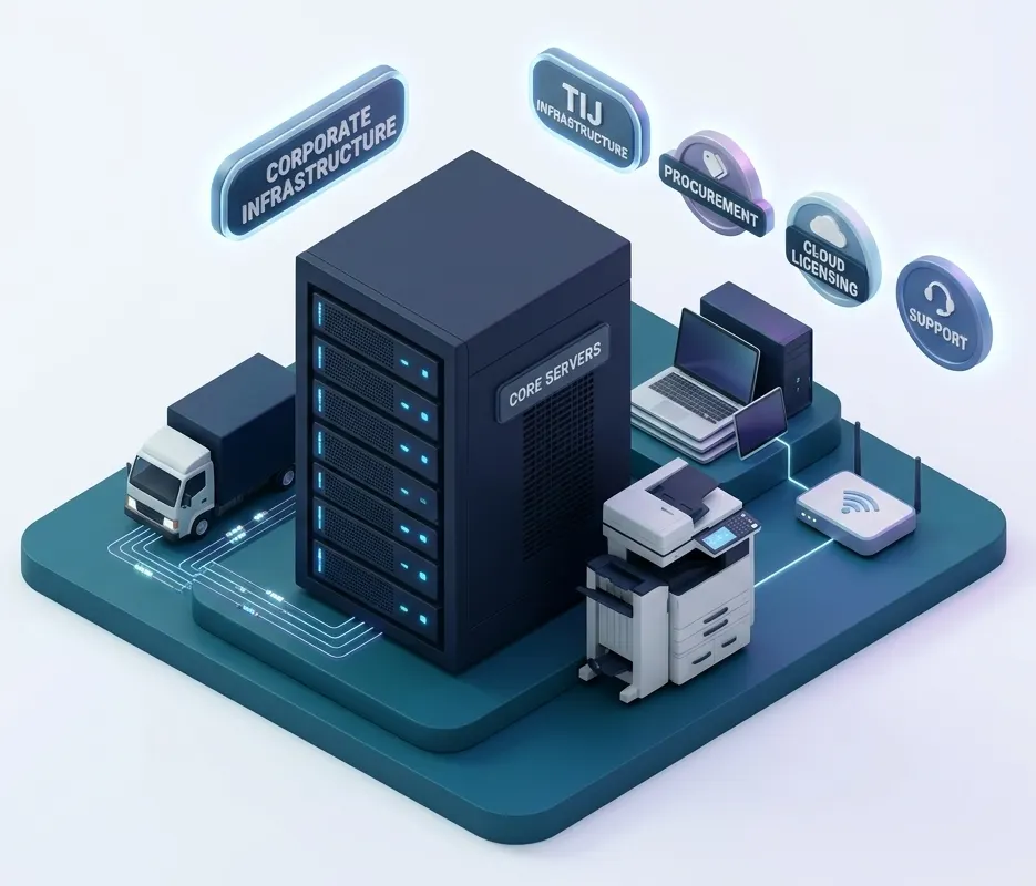 Corporate procurement and IT infrastructure